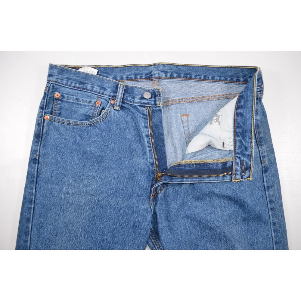 Levi Strauss Levi's 505 Denim Blue Jeans Men's 36‎ x30 Inseam 29.5